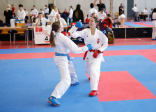 2025, Swiss Karate League, Burgdorf, Schweiz, Kumite, Jade de Sousa, Elena Hügli, Karatedo Lyss-Aarberg, Karate-Do Biel-Bienne - Zen Shin