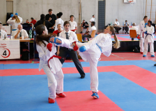 2025, Swiss Karate League, Burgdorf, Schweiz, Kumite, Jade de Sousa, Elena Hügli, Karatedo Lyss-Aarberg, Karate-Do Biel-Bienne - Zen Shin