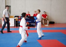 2025, Swiss Karate League, Burgdorf, Schweiz, Kumite, Aldor Cikaj, Dante Mielcarz, Nippon Training Urdorf / Dietikon, Hayabusa Karate Do Basel
