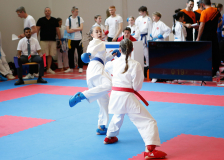 2025, Swiss Karate League, Burgdorf, Schweiz, Kumite, Emma Kleefeld, Nola Vuissoz, Nippon Training Urdorf / Dietikon, Karate Club Valais