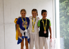 2025, Swiss Karate League, Burgdorf, Schweiz, Kumite, Siegerehrung, Seya Deplazes, Shito Ryu Karate Do Uri, Lyn Brönnimann, Karatedo Lyss-Aarberg, Amélie Zettel, KARATESCHULE SCHÖTZ