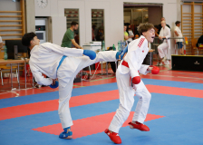 2025, Swiss Karate League, Burgdorf, Schweiz, Kumite, Nevio Iseppi, Eloy Alfonso Perez, Nippon Training Urdorf / Dietikon, Neuchâtel Karaté-do