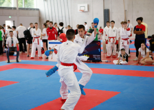 2025, Swiss Karate League, Burgdorf, Schweiz, Kumite, Caleb Gossweiler, Nicolas Favre, Shukokai Dojo Wetzikon, Karate Club Valais