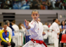 2024, Swiss Karate League, Neuchâtel, Schweiz, Kata, Zoé Michaud, Karaté Club Jaguar Vallorbe