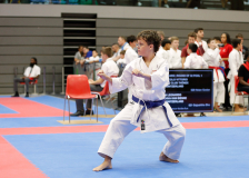 2024, Swiss Karate League, Neuchâtel, Schweiz, Kata, Kashiva Kan Bienne, Leonardo Jaun