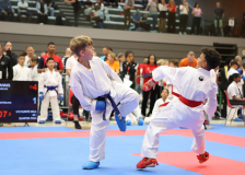 2024, Swiss Karate League, Neuchâtel, Schweiz, Kumite, Shukokai Dojo Wetzikon, Geti Ukaj