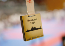 2024, Swiss Karate League, Neuchâtel, Schweiz, Medaillen, Siegerehrung