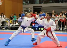 2024, Swiss Karate League, Neuchâtel, Schweiz, Kumite, Shukokai Dojo Wetzikon, Andrei Negara, Cristiano Simon, Elson Sport & Karate