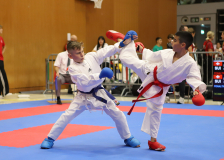 2024, Swiss Karate League, Neuchâtel, Schweiz, Kumite, Shukokai Dojo Wetzikon, Andrei Negara, Cristiano Simon, Elson Sport & Karate