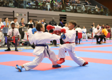 2024, Swiss Karate League, Neuchâtel, Schweiz, Kumite, Shukokai Dojo Wetzikon, Andy Gonzalez, Leo Roos, Karateschule Sursee