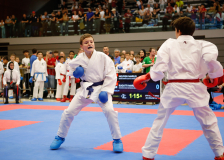 2024, Swiss Karate League, Neuchâtel, Schweiz, Kumite, Shukokai Dojo Wetzikon, Marlo Bugatti, Marius Nguyen, Kihon Karaté Club La Chaux-de-Fonds