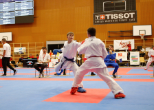 2024, Swiss Karate League, Neuchâtel, Schweiz, Kumite, Shukokai Dojo Wetzikon, Daniel Riedel, Karatedo Lyss-Aarberg, Lian Krähenbühl