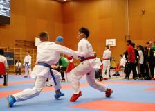2024, Swiss Karate League, Neuchâtel, Schweiz, Kumite, Shukokai Dojo Wetzikon, Kimura Shukokai Karate Limmattal, Devrim Yildirim, Pavle Dzuverovic