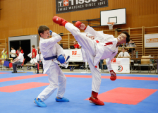 2024, Swiss Karate League, Neuchâtel, Schweiz, Kumite, Shukokai Dojo Wetzikon, Marlo Bugatti, Nevio Iseppi, Nippon Training Urdorf / Dietikon