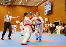 2024, Swiss Karate League, Neuchâtel, Schweiz, Kumite, Shukokai Dojo Wetzikon, Norell Kunz, Mia Worreby, Karate-Toffen