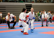 2024, Swiss Karate League, Neuchâtel, Schweiz, Kumite, Shukokai Dojo Wetzikon, Luna Molitor, Adriana Moser, Wado Ryu Karate Amriswil