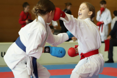 2024, Swiss Karate League, Wettingen, Schweiz, Kumite, Julia Battistel, Ellie Keller, Karatedo Lyss-Aarberg, Shukokai Dojo Wetzikon