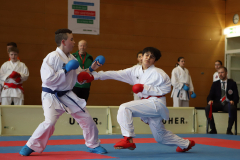 2024, Swiss Karate League, Wettingen, Schweiz, Kumite, Devrim Yildirim, Shukokai Dojo Wetzikon
