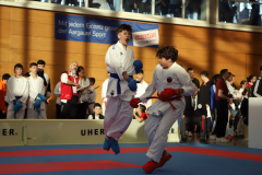 2024, Swiss Karate League, Wettingen, Schweiz, Kumite, Elia Ochsner, Lucas Caseiro, Mizu Dojo, Shukokai Dojo Wetzikon