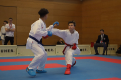 2024, Swiss Karate League, Wettingen, Schweiz, Kumite, Tobias Riedel, Joaquim Silva, Kihon Karaté Club La Chaux-de-Fonds, Shukokai Dojo Wetzikon