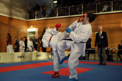 2024, Swiss Karate League, Wettingen, Schweiz, Kumite, Lenya Lawrenz, Sarah Garcete, Shorin Ryu Karate Do Kloten, Shukokai Dojo Wetzikon