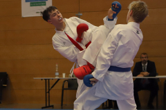 2024, Swiss Karate League, Wettingen, Schweiz, Kumite, Tobias Riedel, Matteo Scagnetti, Shukokai Dojo Wetzikon