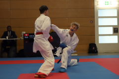 2024, Swiss Karate League, Wettingen, Schweiz, Kumite, Tobias Riedel, Matteo Scagnetti, Shukokai Dojo Wetzikon