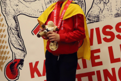 2024, Swiss Karate League, Wettingen, Schweiz, Kumite, Siegerehrung, Seya Deplazes, Shito Ryu Karate Do Uri