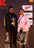 Alina Fedina,Noemi Emma Muehlemann,Fatumata Sanneh,JAPAN KARATEDO ITOSU-KAI - SCHWEIZ,KARATEDO LYSS-AARBERG,SHOTOKAN KARATESCHULE ST. GALLEN,HAYABUSA KARATE DO BASEL,Siegerehrung,Swiss Karate League,Gossau,Züri Oberland,2026,Medal Ceremony,SKL