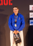 Pauline Bonjour,KARATEDO LYSS-AARBERG,Siegerehrung,Swiss Karate League,Gossau,Züri Oberland,2026,Medal Ceremony,SKL