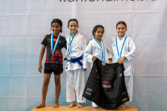 Kiara Pagaria,Victoria Hartkorn,Felicia Sigg,Eylina Kanjou,NIPPON TRAINING URDORF / DIETIKON,Kata,Siegerehrung,Bonstetten,2026,Shukokai Dojo Wetzikon-Volketswil-Winterthur,Zürcher Kantonalmeisterschaft,ZHKM