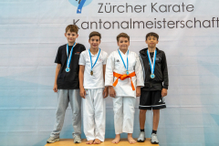 Santiago Forreira Marques,Flurin Wiesli, Sajed Afzali,Mickael Pinto Simoes,Bonstetten,Siegerehrung,2026,Zürcher Kantonalmeisterschaft,ZHKM,Kata,SHORIN RYU KARATE DO KLOTEN,KEN WA KAI GOJU-RYU KARATE-DO,KARATE DIETLIKON,DOJO WINTI