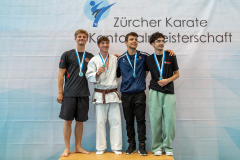 Matias Martin,Benjamin Appenzeller,Ronny Perreira,Dejan Sedlarevic,Bonstetten,Siegerehrung,2026,Shukokai Dojo Wetzikon-Volketswil-Winterthur,Zürcher Kantonalmeisterschaft,ZHKM,KAISHO KARATE BASSERSDORF,DOJO WINTI,KEN WA KAI GOJU-RYU KARATE-DO