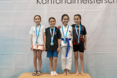 Felicia Sigg,Athina Wigger,Victoria Hartkorn,Emilija Tosic,Bonstetten,Siegerehrung,2026,Shukokai Dojo Wetzikon-Volketswil-Winterthur,Zürcher Kantonalmeisterschaft,ZHKM,NIPPON TRAINING URDORF / DIETIKON