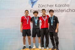 Noah Maurer,Caleb Gossweiler,Diogo Costa Freitas,Kenta Krachler,Bonstetten,Siegerehrung,2026,Shukokai Dojo Wetzikon-Volketswil-Winterthur,Zürcher Kantonalmeisterschaft,ZHKM,SHORIN RYU KARATE DO KLOTEN,KARATE DIETLIKON