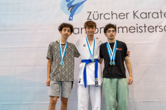 Tobias Riedel,Joaquin Alfonso,Ronny Perreira,Bonstetten,Siegerehrung,2026,Shukokai Dojo Wetzikon-Volketswil-Winterthur,Zürcher Kantonalmeisterschaft,ZHKM,SHOTOKAN KARATE JAFFNA,DOJO WINTI