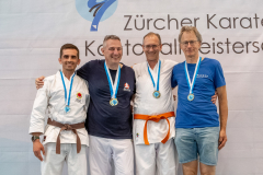 Georges Henry,Daniel Schaffhauser,Andreas Stucki,Thomas Riedel,Bonstetten,Siegerehrung,2026,Shukokai Dojo Wetzikon-Volketswil-Winterthur,Zürcher Kantonalmeisterschaft,ZHKM,KEN WA KAI GOJU-RYU KARATE-DO,ZANSHIN DO KARATE