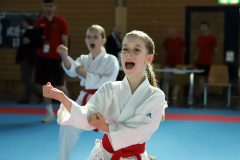 Kantonalmeisterschaft, Zürich, Bonstetten, 2023, Ellie Keller, Zoe Keller, Natalie Dusa, Kata, Team, Schweiz, Shukokai Dojo Wetzikon