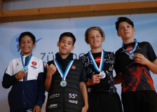 Kantonalmeisterschaft, Zürich, Bonstetten, 2025, Schweiz, Siegerehrung, Shukokai Dojo Wetzikon, Ryuei-ryu Karate Suisse, Marvin Eisenhut, Colin McGuinness, Lian Murk, Aldor Cikaj, Nippon Training Urdorf / Dietikon