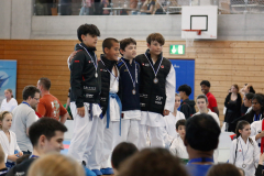 Kantonalmeisterschaft, Zürich, Bonstetten, 2024, Siegerehrung, Schweiz, Devrim Yildirim, Colin McGuinness, Levin Alber, Shukokai Dojo Wetzikon