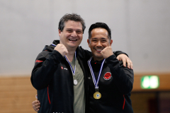 Kantonalmeisterschaft, Zürich, Bonstetten, 2024, Siegerehrung, Schweiz, Dario Bugatti, Michael Ravas, Shukokai Dojo Wetzikon