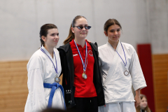 Kantonalmeisterschaft, Zürich, Bonstetten, 2024, Siegerehrung, Schweiz, Lenya Lawrenz, Shukokai Dojo Wetzikon